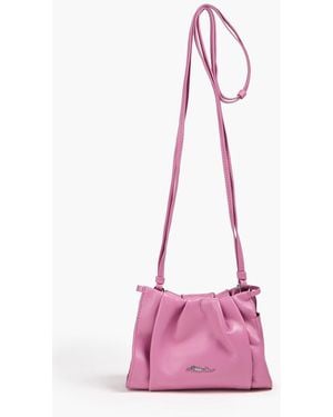 3.1 Phillip Lim Crossbody bag "blossom" aus leder mit falten - Pink