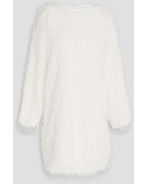 Loulou de Saison Tina Brushed Knitted Mini Dress - White