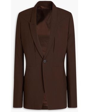 Rick Owens Wool-blend Blazer - Brown