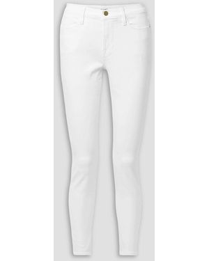 FRAME Le High Skinny Jeans - White
