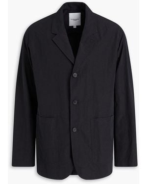 LE17SEPTEMBRE Blazer aus popeline in knitteroptik - Schwarz