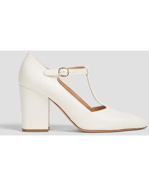 Gabriela Hearst Triana Leather Court Shoes - White