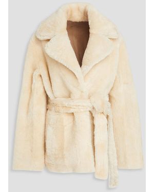 Dom Goor Kelly Reversible Shearling Jacket - Natural