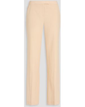 Zimmermann Wool-Blend Straight-Leg Trousers - White