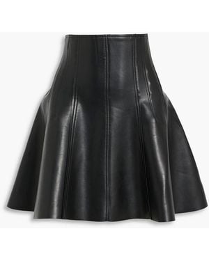 Norma Kamali Grace Flared Mini Skirt - Black