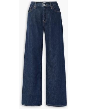 RE/DONE Palazzo hoch sitzende jeans mit weitem bein - Blau
