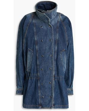 Magda Butrym Faded Denim Jacket - Blue