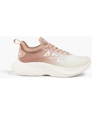 Athletic Propulsion Labs Podium Stretch-Knit Trainers - Natural