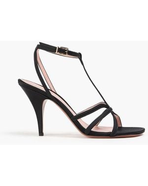 Zimmermann Satin Sandals - Black