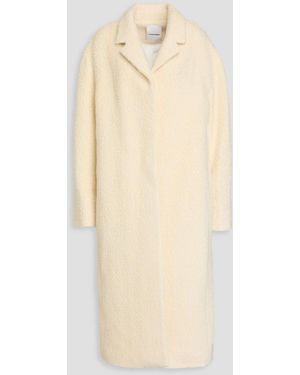 LE17SEPTEMBRE Wool And Cotton-blend Bouclé Coat - Natural