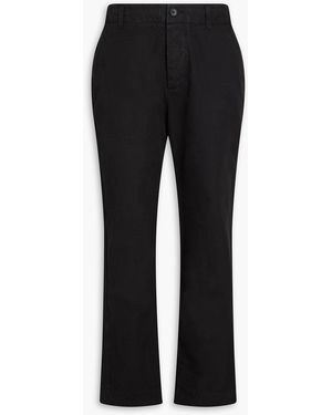 James Perse Cotton-canvas Chinos - Black