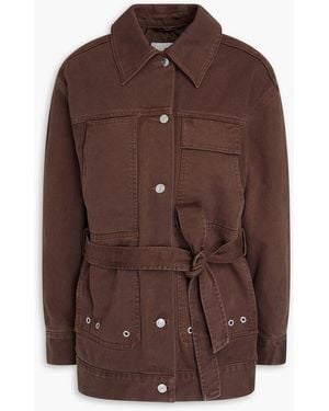 3.1 Phillip Lim Eyelet-embellished Denim Jacket - Brown