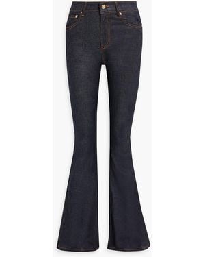 retroféte Mid-rise Flared Jeans - Blue