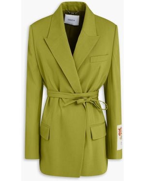 Erdem Twill Blazer - Green