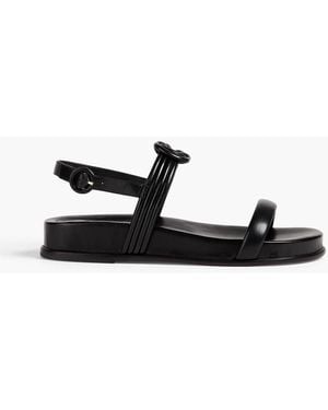 Alexandre Birman Leather Sandals - Black