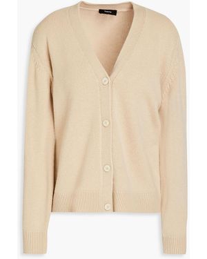 Theory Cashmere Cardigan - Natural