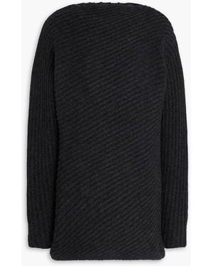 TOTEME Ribbed Wool Jumper - Black