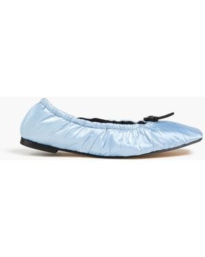 Cecilie Bahnsen Orbella Shell Ballet Flats - Blue