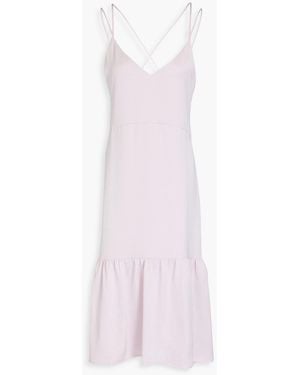 Claudie Pierlot Satin Midi Dress - Pink