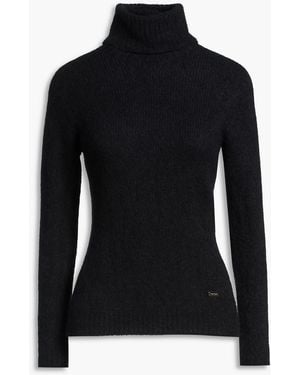 Tom Ford Cashmere And Silk-blend Turtleneck Sweater - Black