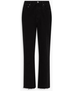 TOTEME High-rise Straight-leg Jeans - Black