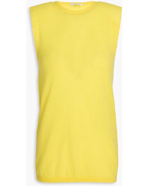 Tibi Wool-blend Tank - Yellow