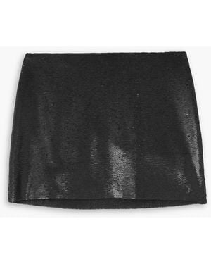 GAUGE81 Kailua Sequined Tulle Mini Skirt - Black