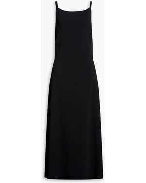 JOSEPH Stretch-Knit Midi Dress - Black