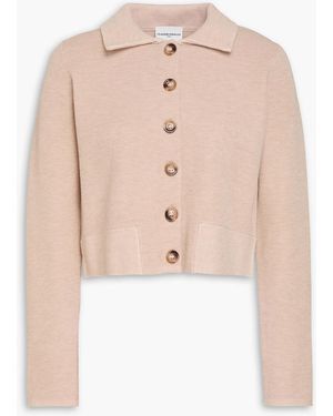 Claudie Pierlot Waffle-knit Cardigan - Natural