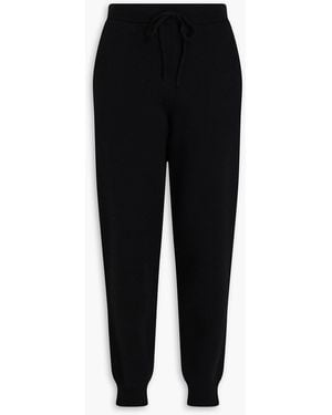 Loulou de Saison Hespero Cashmere Track Trousers - Black
