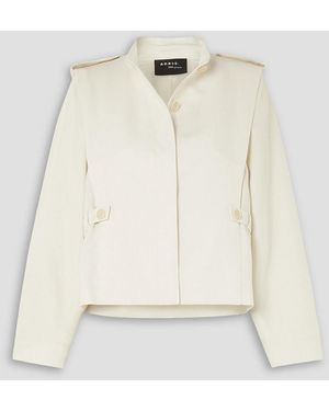 Akris Gregory Cotton And Linen-blend Twill Jacket - Natural