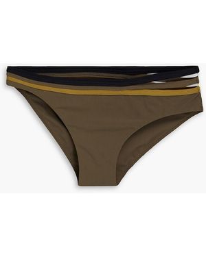 Christopher Esber Halbhohes bikini-höschen mit cut-outs - Schwarz