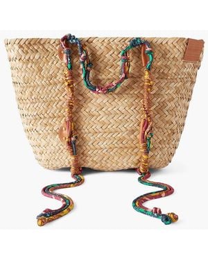 Zimmermann Macrame Raffia Tote - White