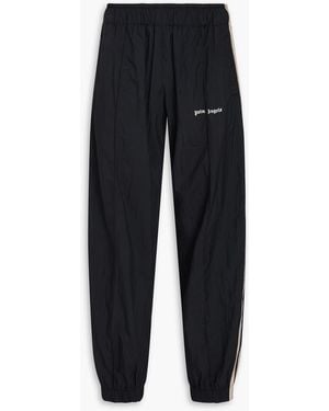 Palm Angels Striped Shell Track Trousers - Black
