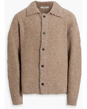 LE17SEPTEMBRE Bouclé-knit Cardigan - Brown