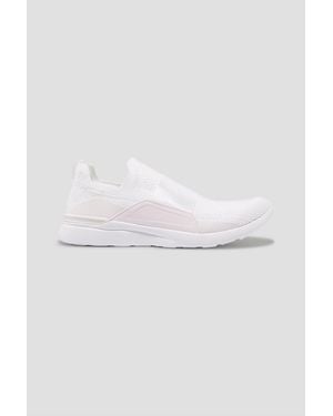 Athletic Propulsion Labs Techloom Bliss Mesh And Stretch Slip-On Trainers - White