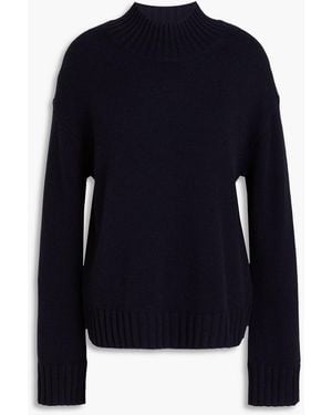 Chinti & Parker Wool And Cashmere-blend Turtleneck Sweater - Blue