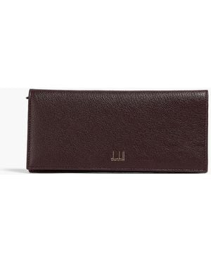 dunhill Duke Pebbled-Leather Continental Wallet - Brown
