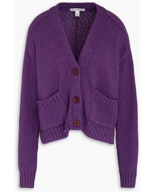 Cotton by Autumn Cashmere Cotton Cardigan - Purple