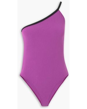 Lisa Marie Fernandez One-shoulder Swimsuit - Purple