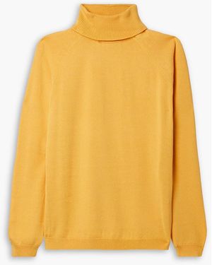 Lafayette 148 New York Knitted Turtleneck Sweater - Yellow