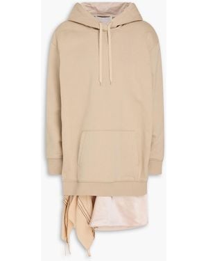 3.1 Phillip Lim Layered French Cotton-Terry Hoodie - Natural