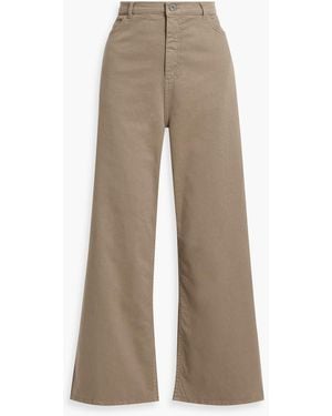 LAPOINTE Hoch sitzende jeans mit weitem bein - Natur