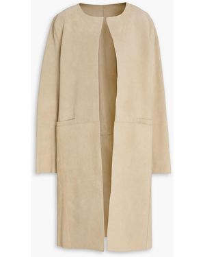 TOTEME Suede Coat - Natural