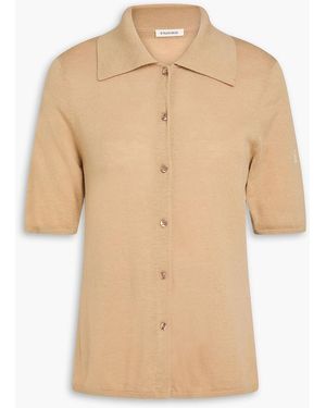 By Malene Birger Tm Lyocell-blend Polo Shirt - Natural