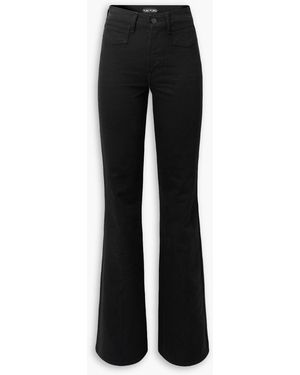 Tom Ford Mid-Rise Flared Jeans - Black