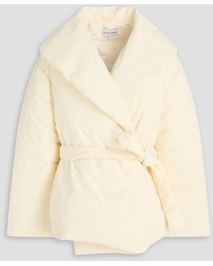 Loulou de Saison Cleon Double-Breasted Shell Jacket - Natural