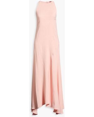 Jil Sander Maxikleid aus crêpe - Pink