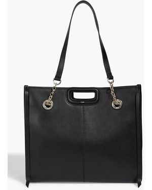 Maje Leather Tote - Black