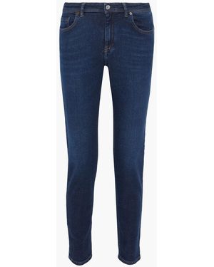 Acne Studios Climb Faded Mid-Rise Skinny Jeans - Blue